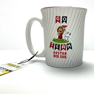 Boston Red Sox Snoopy Peanuts Swirl Mug Coffee Mug MLB Licensed 15 oz